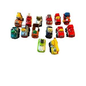 Tonka Lil Chuck & Friends Diecast Toy Trucks Lot Of 14 Maisto Hasbro 2000’s
